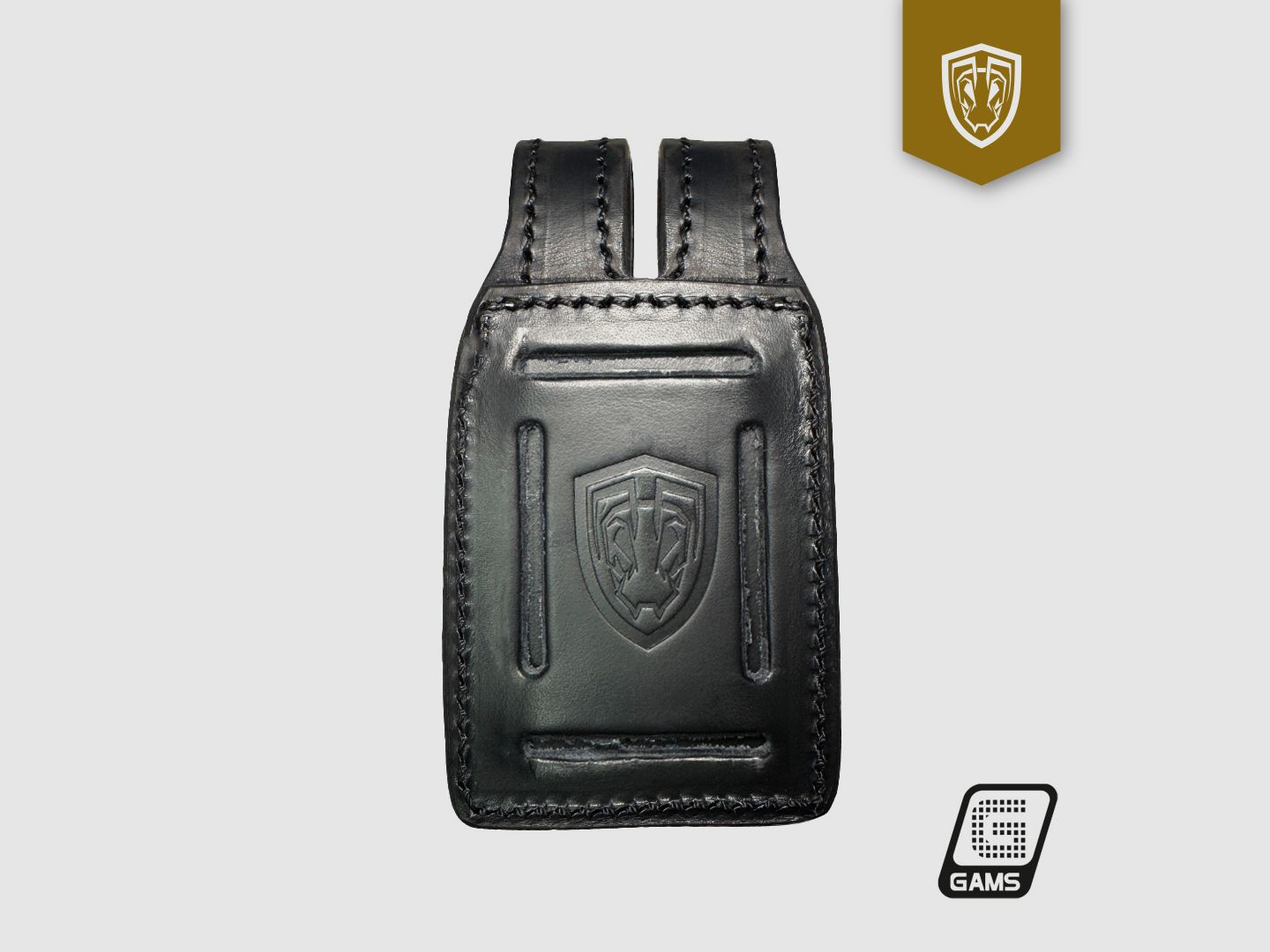 Doppeltes Magazinholster aus Leder und Kydex – ANTS, Bild 2 von 4