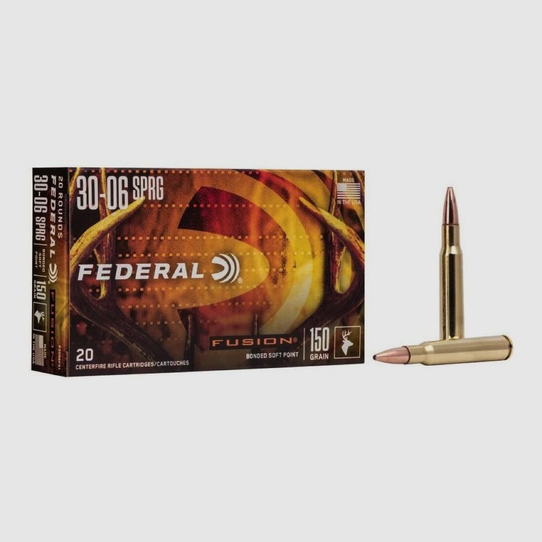 Federal Premium Ammunition Fusion BSP 150grs 20St .30-06Spring