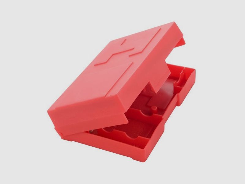 Hornady Matrizen- Schachtel / Matrizenbox für 4 Matrizen,Rot