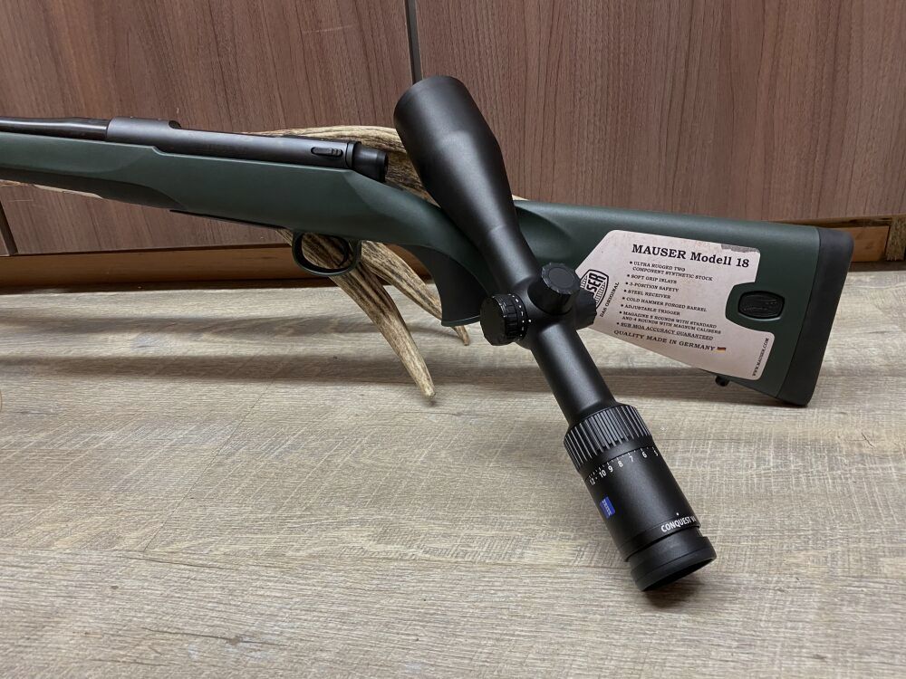 Mauser M18 Waldjagd, mit Zeiss Conquest V4 3-12x56