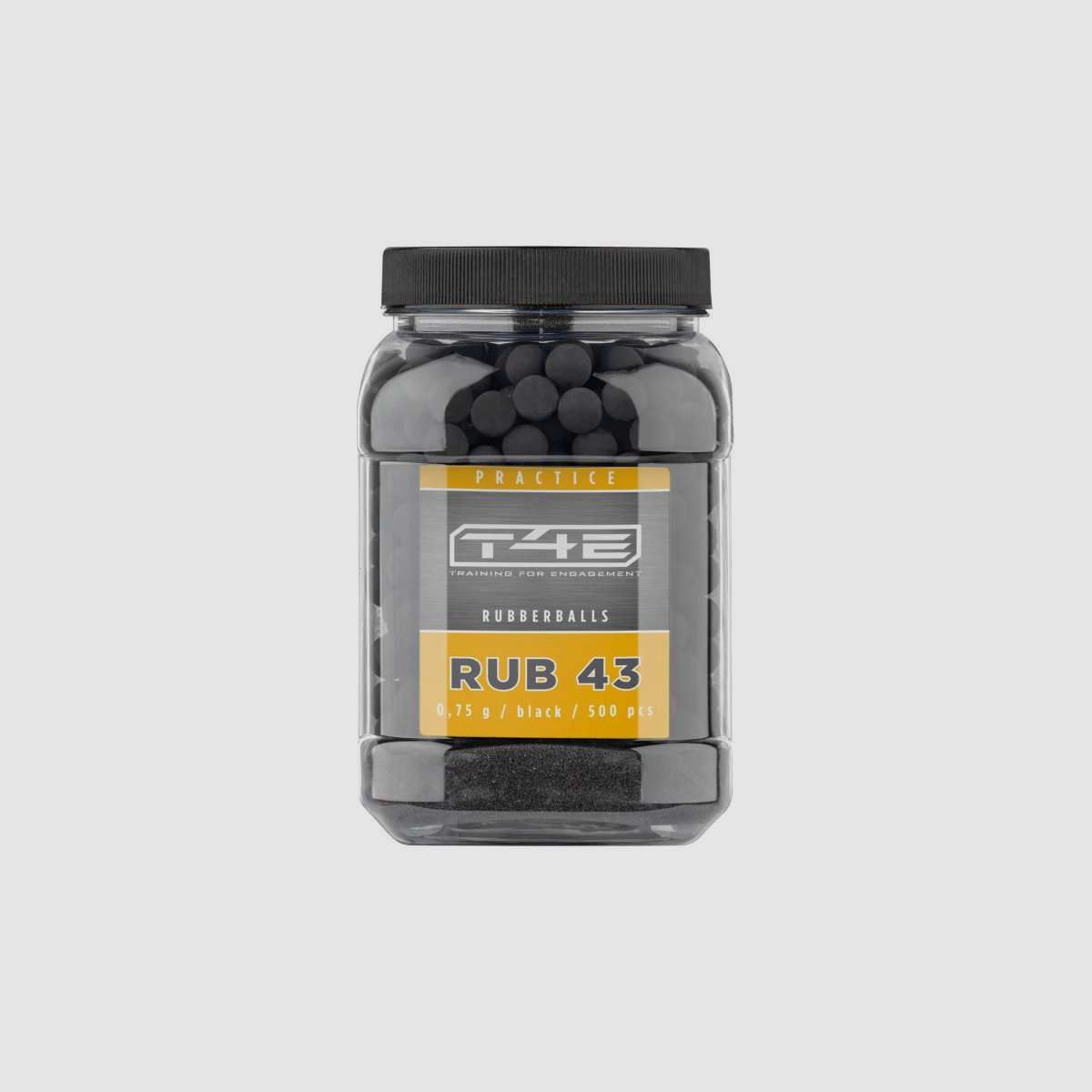 GUMMIGESCHOSSE TRAINING KAL 43 X500 - RB PRAC-SERIES T4E, Bild 1 von 4