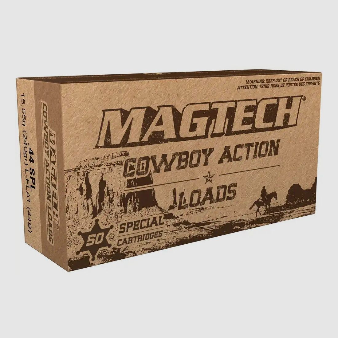 .44 S&W Special Blei-Flachkopf 15,5g/240grs. Magtech