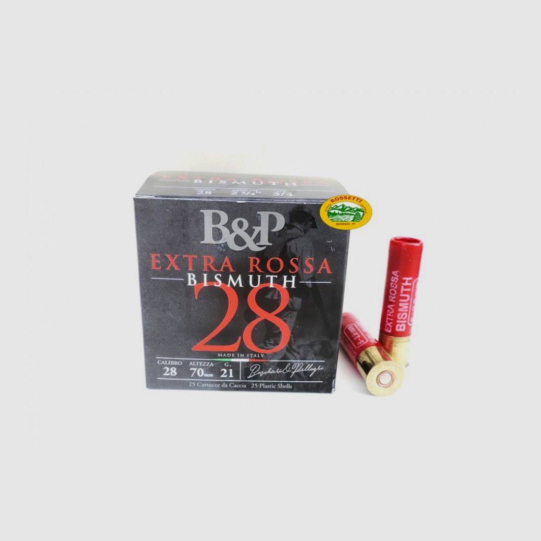 BASCHIERI & P. Extra Rossa 28 BISMUTH cal.28 gr.21 p.5 sans plomb