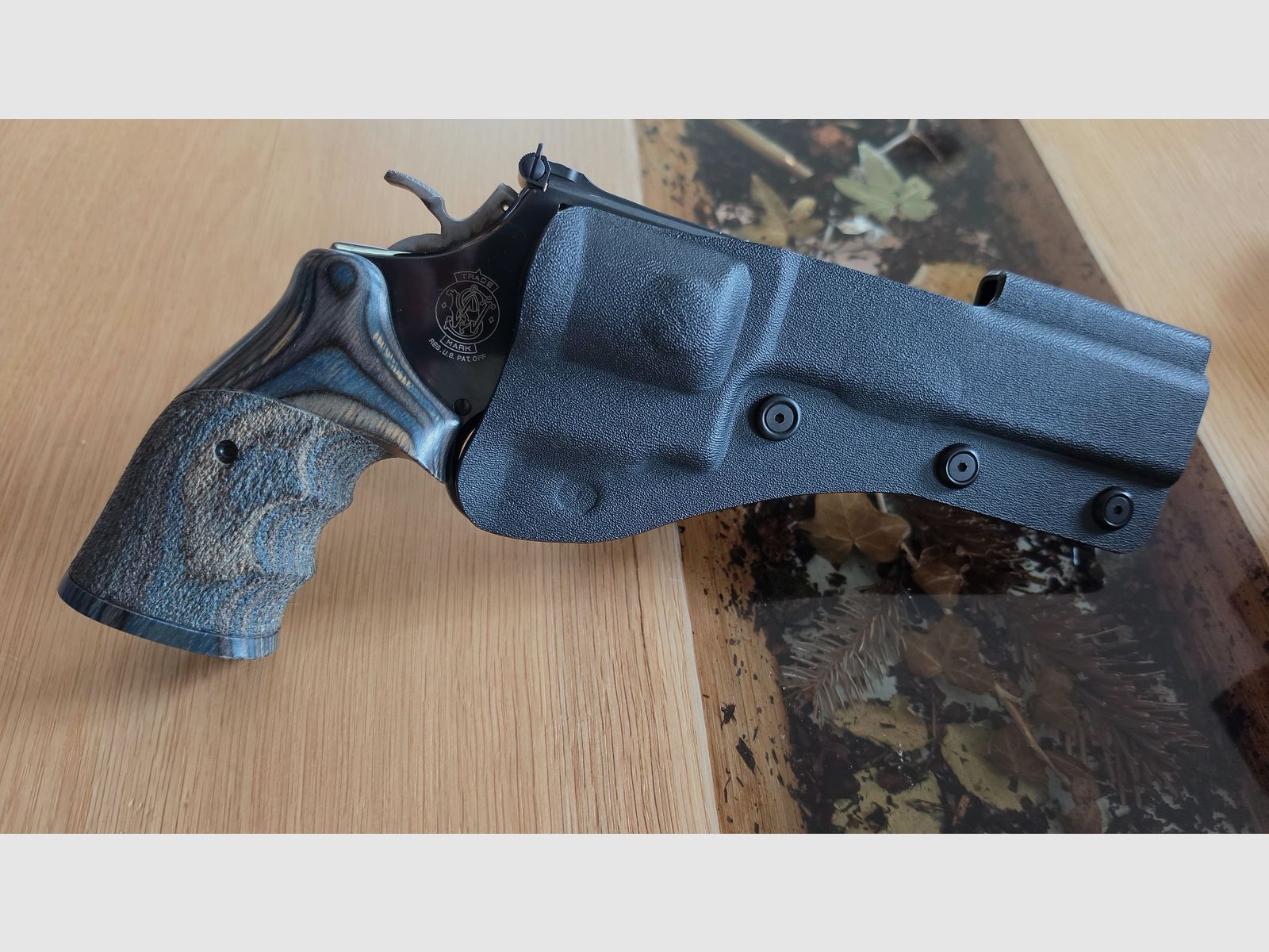 Smith&Wesson 586 Target Champion Royal Blue en .357 +munición +funda, imagen 7 de 10