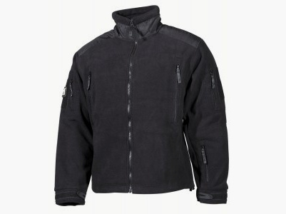 MFH FLEECEJACKE "HEAVY STRIKE" - SCHWARZ