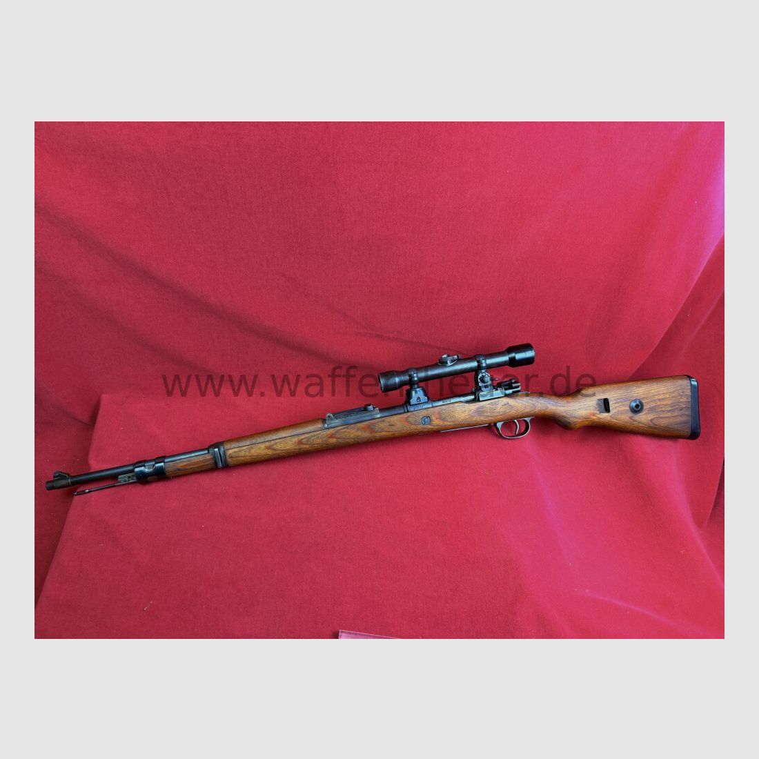 Mauser K98 Scharfschützen Karabiner WK II mit Adler und Kreuz