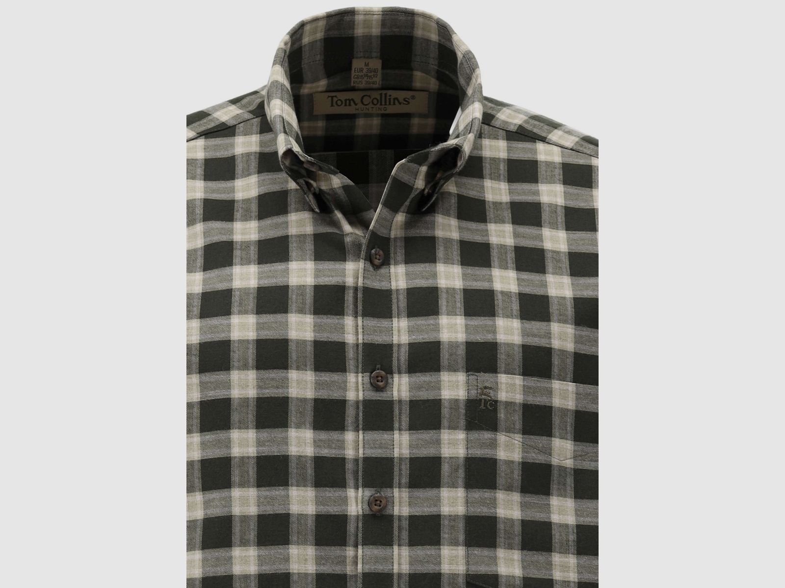 OS TRACHTEN CHECK SHIRT FLANNEL GREEN, image 2 of 3