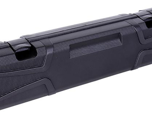 Stabiler Koffer für Zielfernrohre oder Schalldämpfer | 44 x 10,5 x 8,5 cm | abschließbar, gepolstert