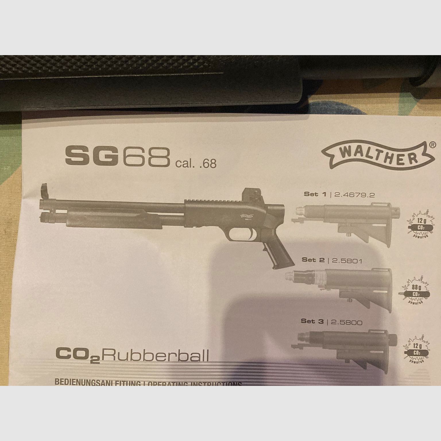 Walther T4E SG68 – neuwertig, unbespielt, ohne OVP