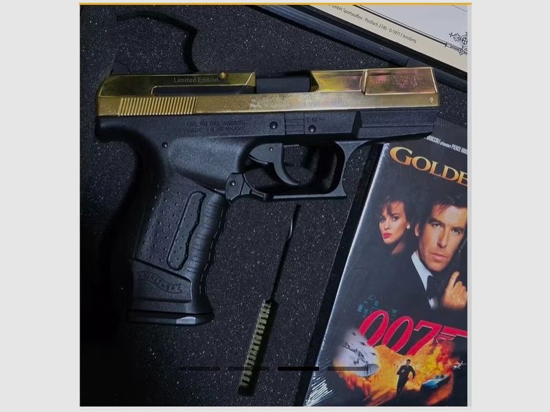 Walther P99 Gold Sonderedition James Bond PTB 637