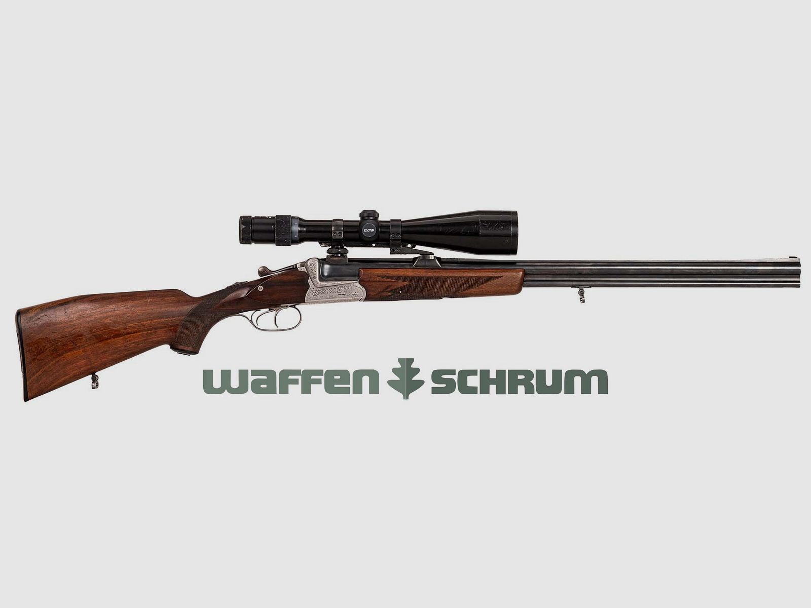 Sauer Mod. 54 Standard  , ZF Docter VZF 3-12x56 Abs. 4 LP, Schwenkmontage, 16/70-7x57R