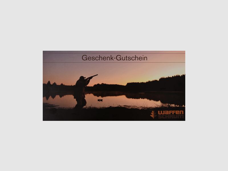 Waffen-Schrum Gutscheine Ladengutschein