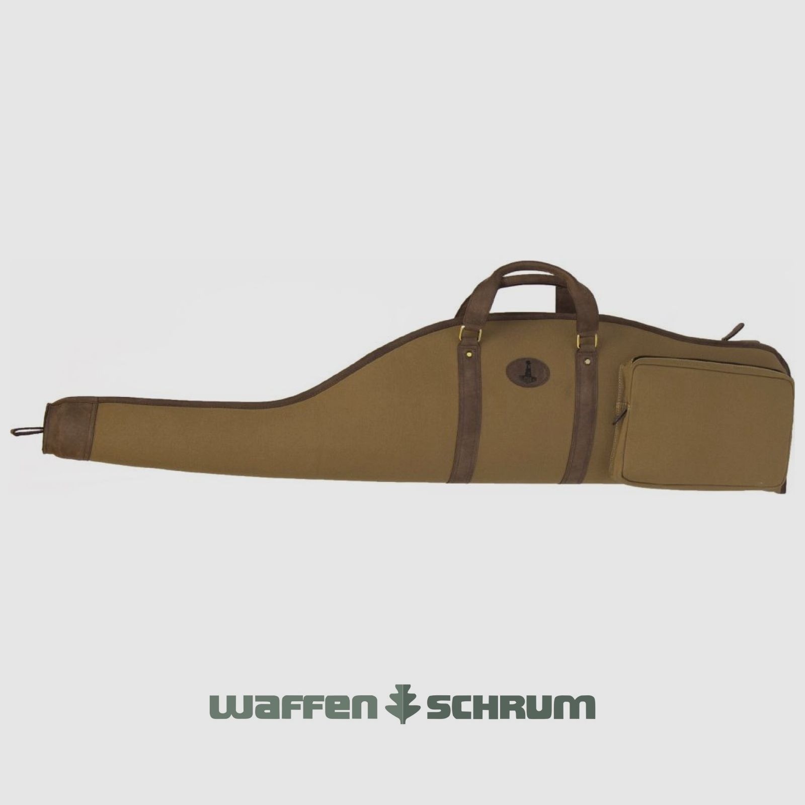 Mjoelner Hunting Büchsenfutteral Valhalla 129cm - Sand/Braun Mit Außentasche und Lammimitatfutter