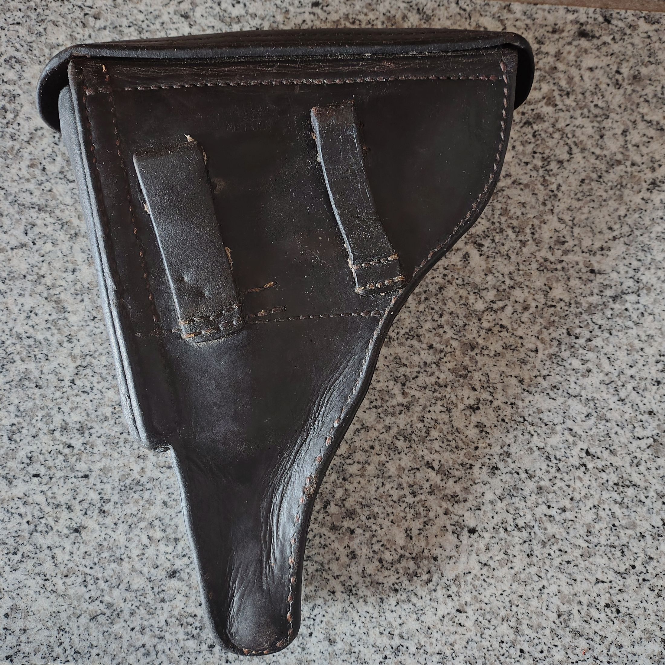 Gun holster for Walther 08 - Original from the Wehrmacht era -