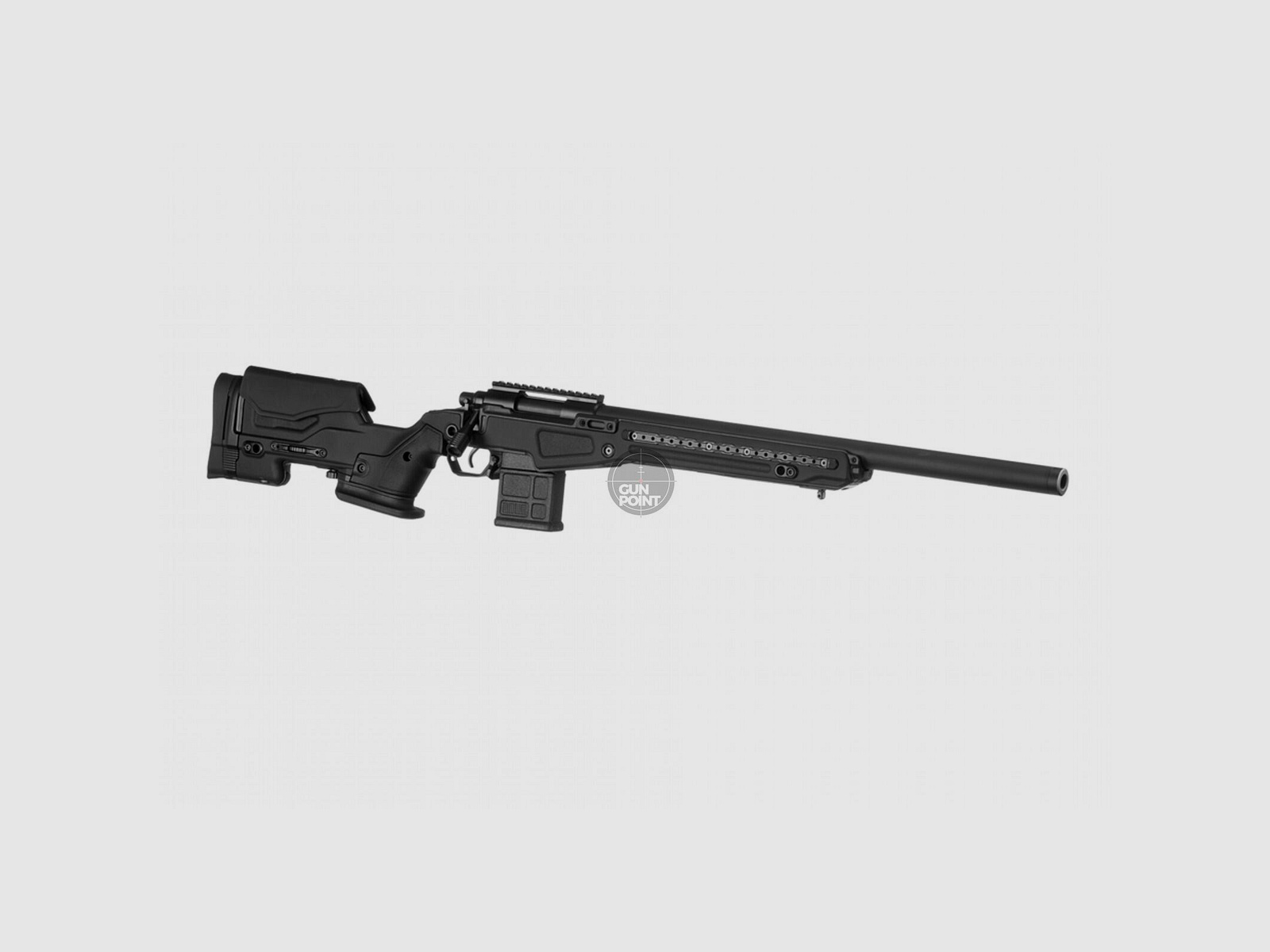 Softair - Sniper - Action Army - AAC T10 Bolt Action Sniper Rifle - ab 18, ber 0,5 Joule - Black
