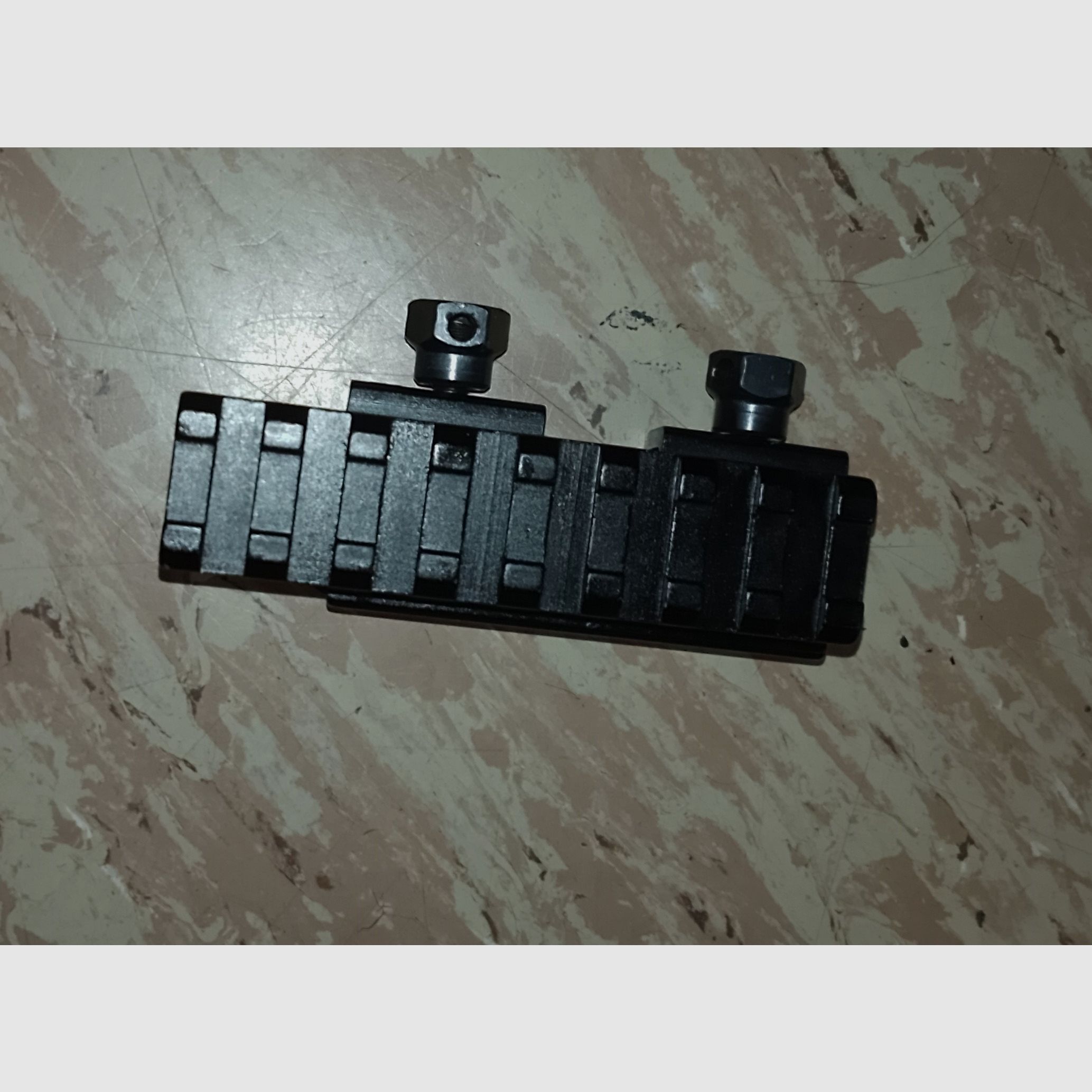 21mm Rail Picatinny Raiser erhöhung Montage Schiene 25mm hoch 80mm lang 