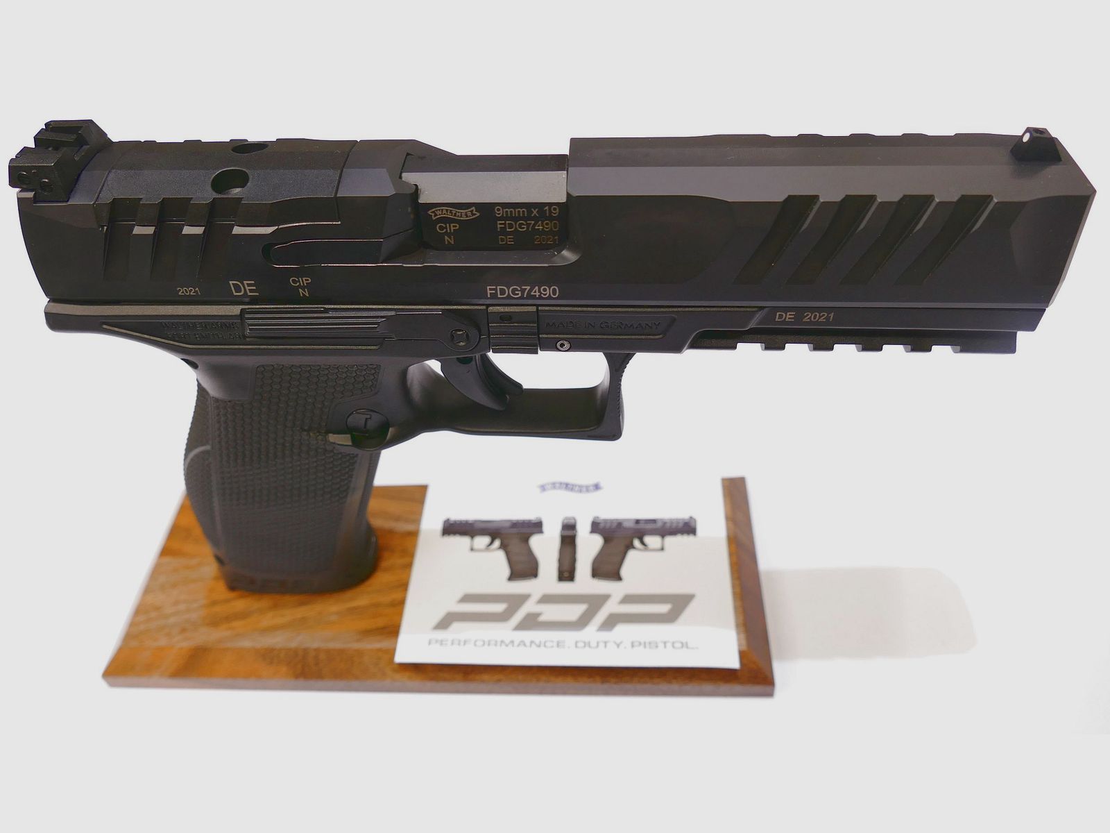 Carl-Walther PDP Full Size 5 pouces pistolet 9mm Luger, image 3 sur 3