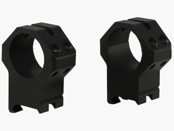 Weaver Tactical 4-Hole Picatinny-Style Anillos negro mate 25,4mm extra extra alto, BH 16,26mm