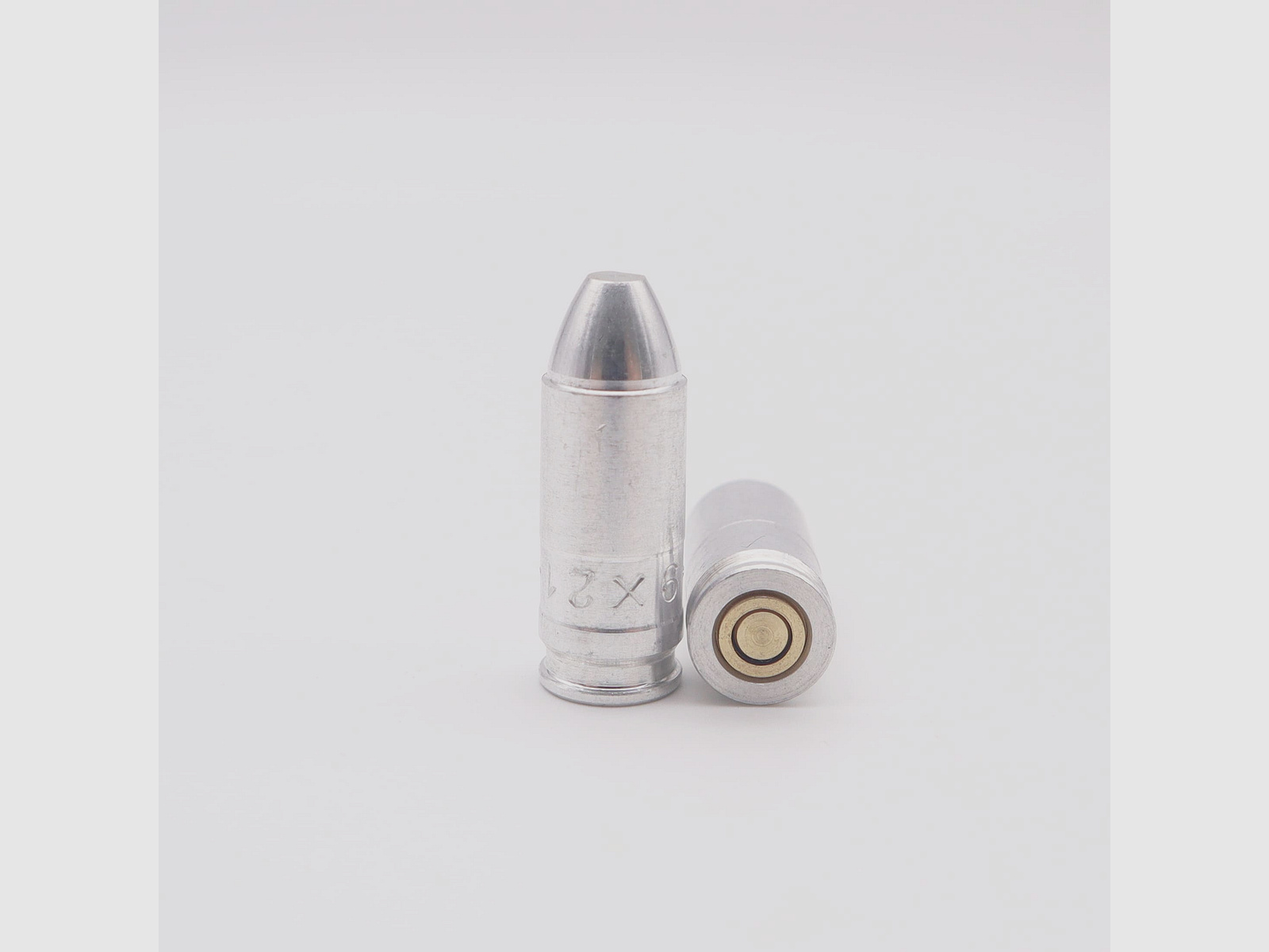 ALU PUFFERPATRONE FÜR KURZWAFFEN - 9x21mm