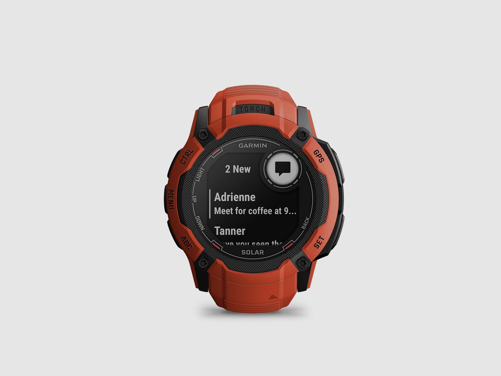 Garmin Instinct® 2X Solar, Rot