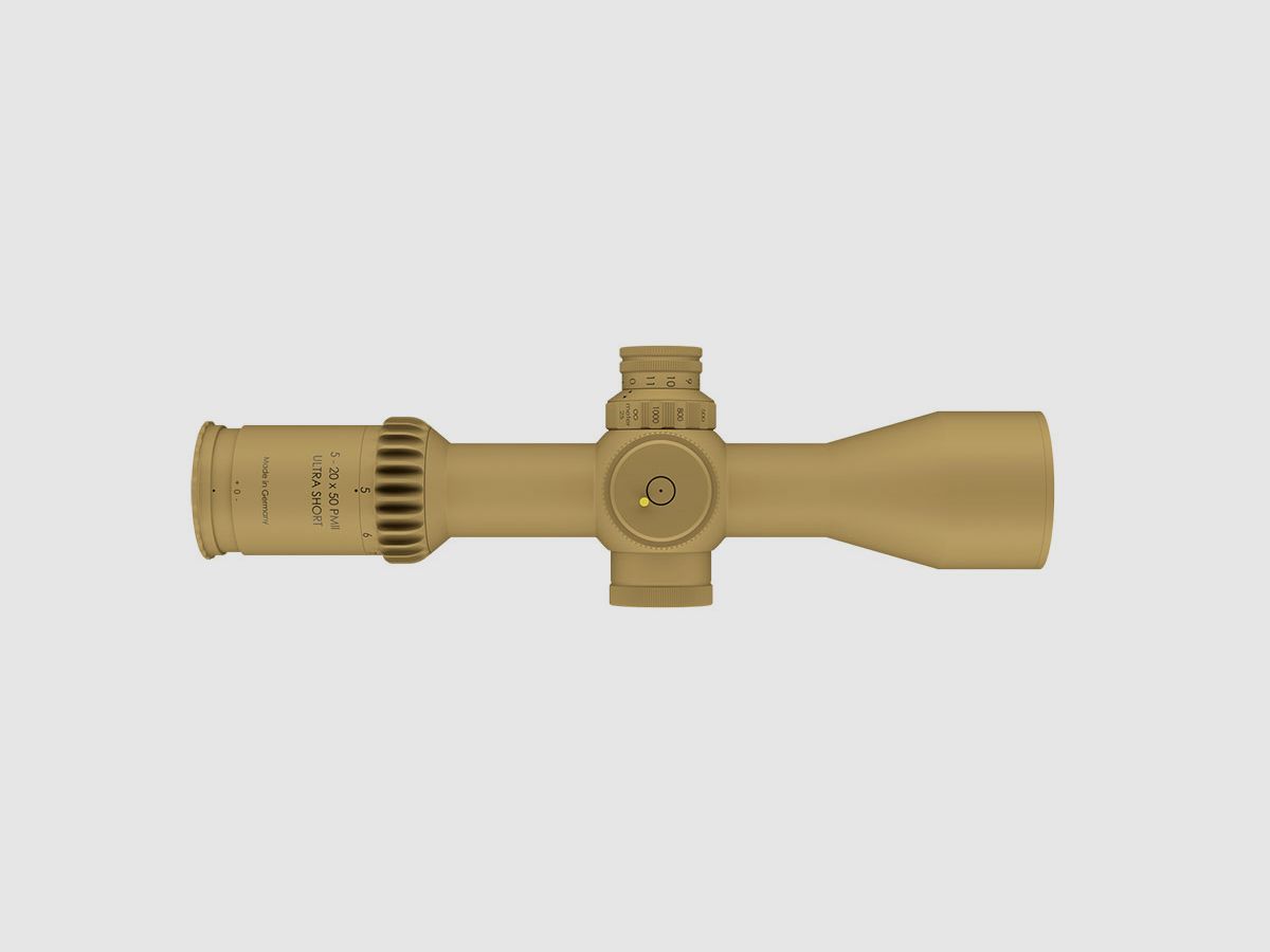 SCHMIDT U. BENDER 5-20×50 PM II Ultra Short LPI P4FL 1cm cw DT35 MTC LT / ST ZC CT RAL 8000, image 5 sur 5