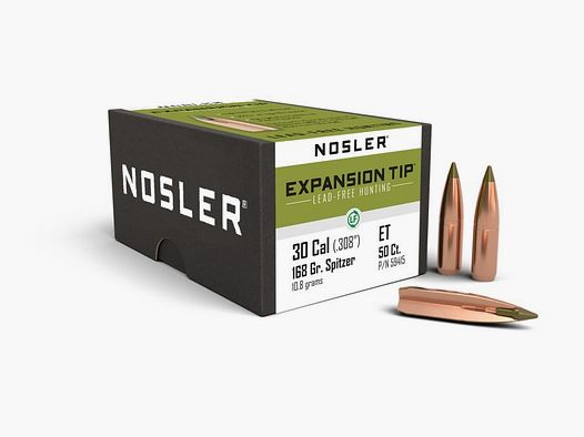 Puntas Cal. 30-168 E-TIP Nosler 50 un.