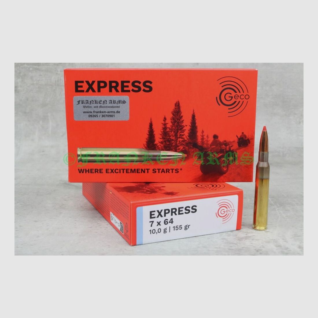 Geco Express 7x64 154gr. 10,0g 20 Stück Staffelpreis