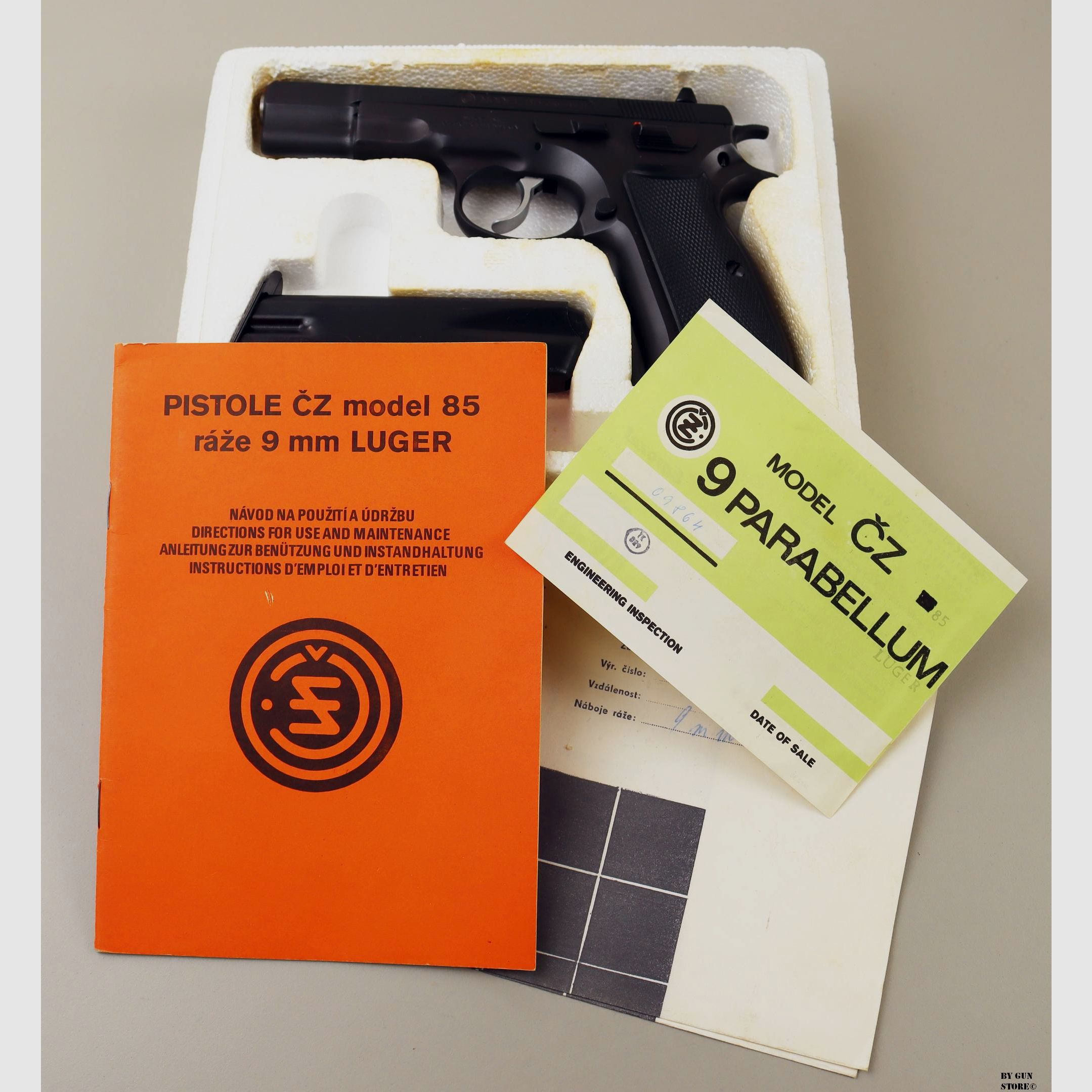 Pistol CZ mod. 85 cal. 9×21 matr. 09864, image 13 of 14