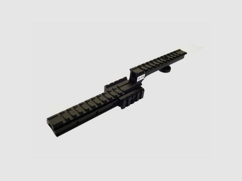 20mm RAIL für M4/M16 CARRYING HANDLE; Z-Type mit zusätzlichen Seitenrails