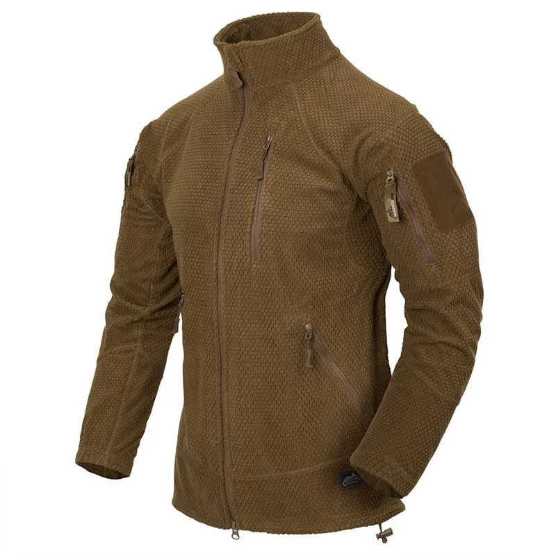 Helikon-Tex - Bluza ALPHA TACTICAL - Grid Fleece - Coyote