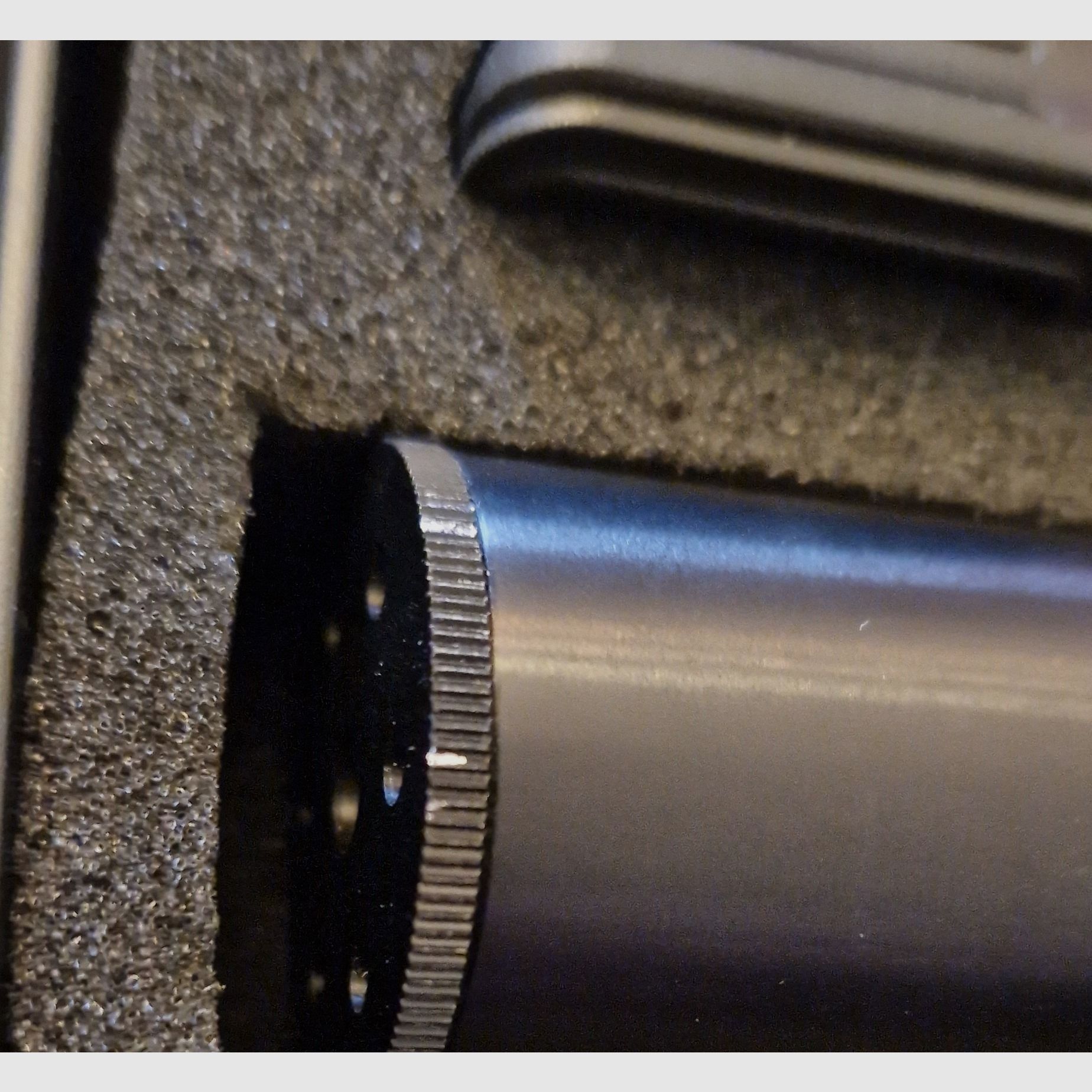 PPQ blank firing pistol with silencer