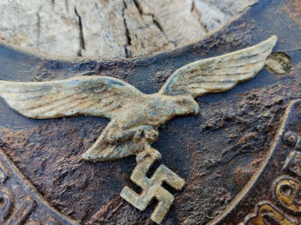 Originele gorget Feldgendarmerie Luftwaffe uit Wk2