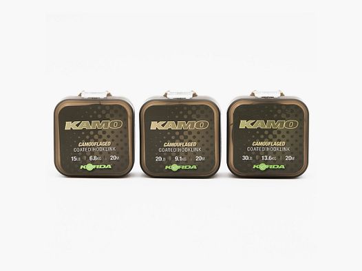 TRESSE A BAS DE LIGNE KORDA KAMO COATED HOOKLINK