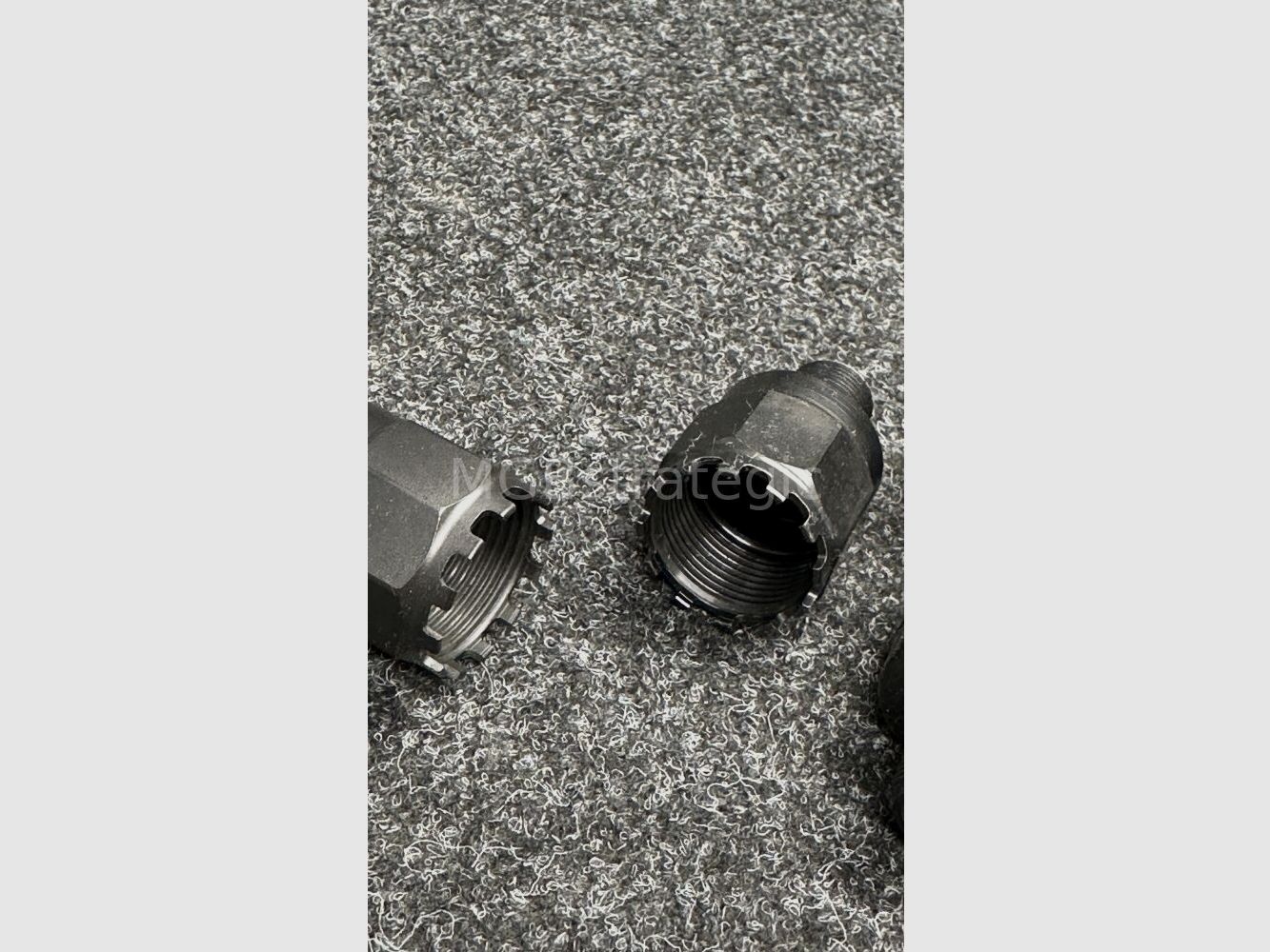 Gewindeadapter M24x1,5 RH auf M14x1 LH passend für AK74 oder Saiga Gewindeadapter M24x1,5 rechts auf M14x1 links gefertigt aus 42CrMo4 und nitriert auch ggf. passend für Arsenal Saiga MK AK74 AK74M AK100 Serie