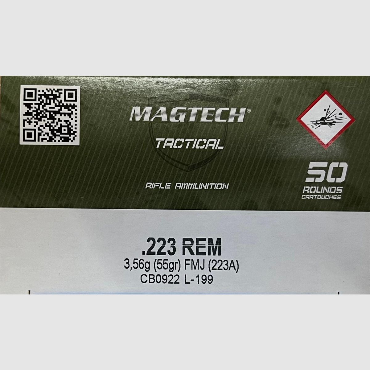 Magtech Tactical .223rem FMJ 55grs - 1000 Schuss