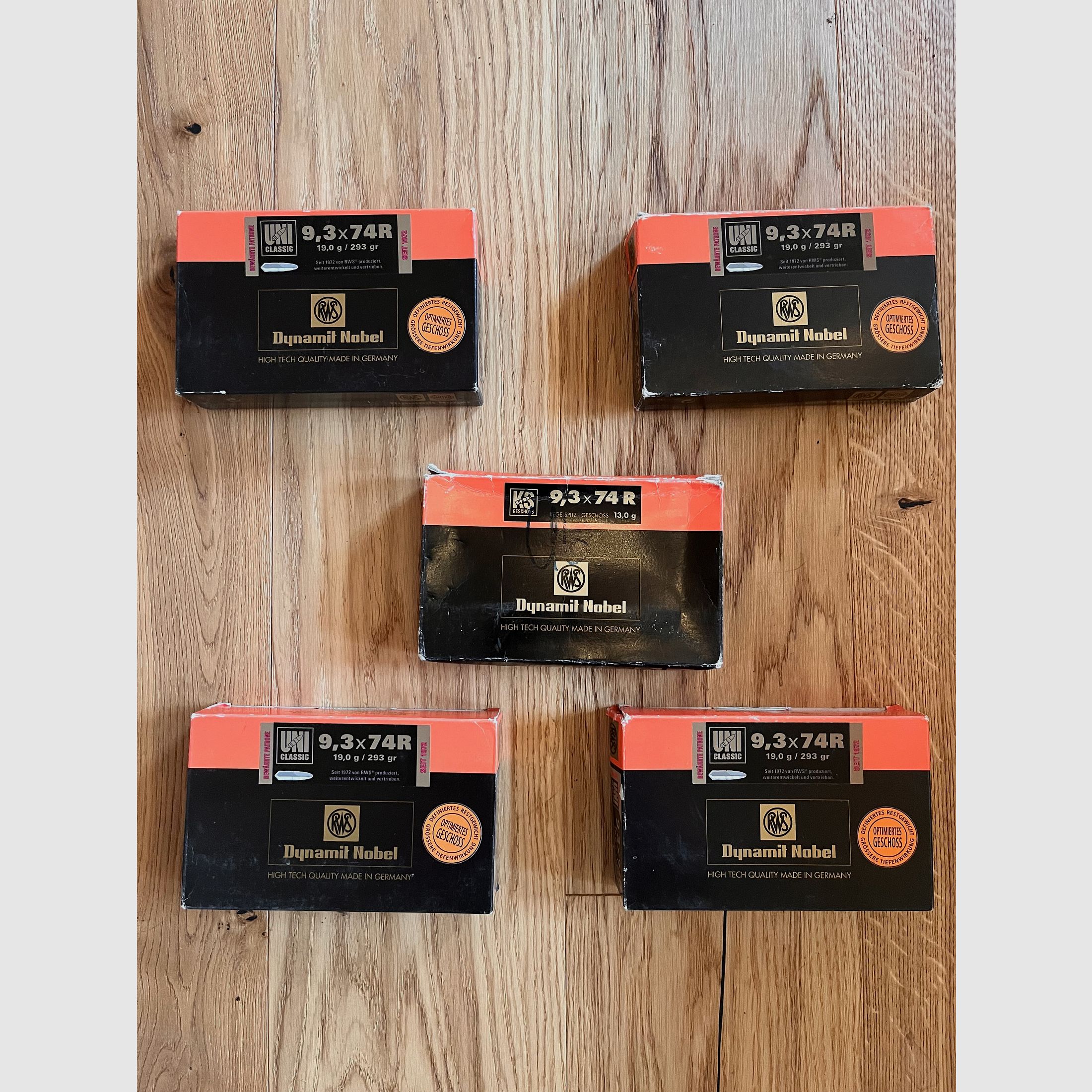 Munitions 9,3x74R au total 144 cartouches disponibles, image 1 sur 2