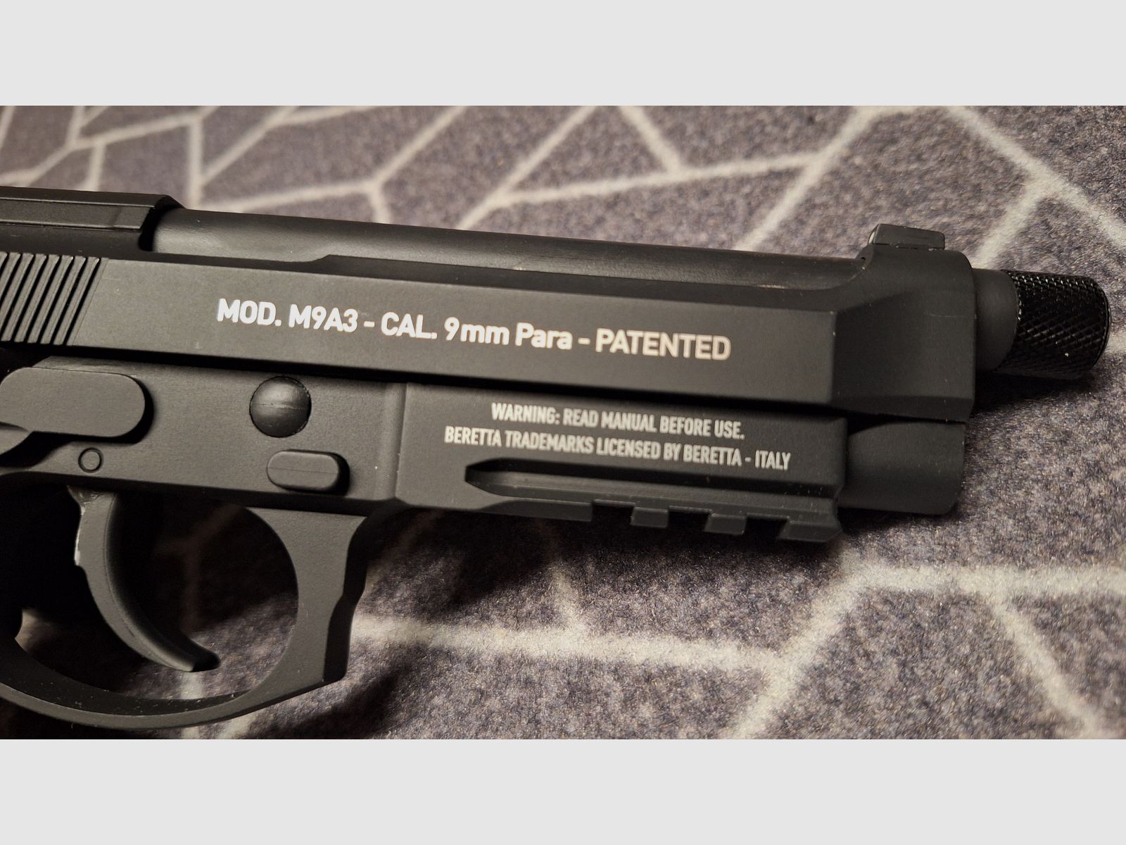 Beretta M9A3 FM CO2 4,5mm BB Blowback schwarz