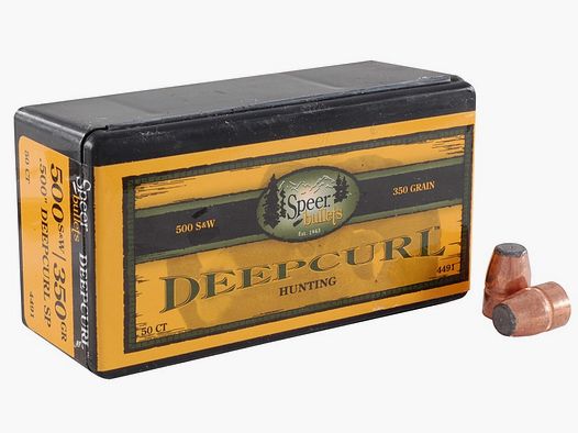 Balle Speer .500 S&W/.500 350GR DEEPCURL JSP 50 pièces