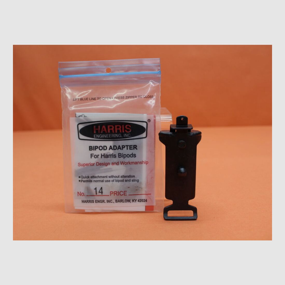 Harris Harris Adapter No.14: Ruger Mini-14/Ranch Rifle Adapter für Montage an der Gasabnahme