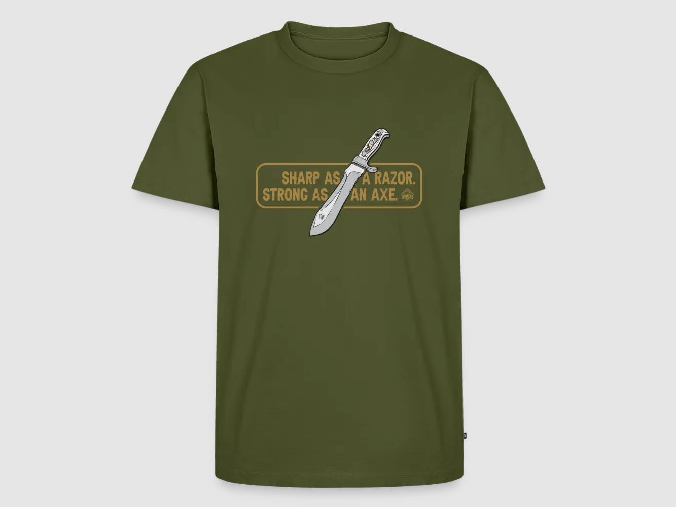 PUMA Men´s Premium T-Shirt "White Hunter Sharp & Strong"