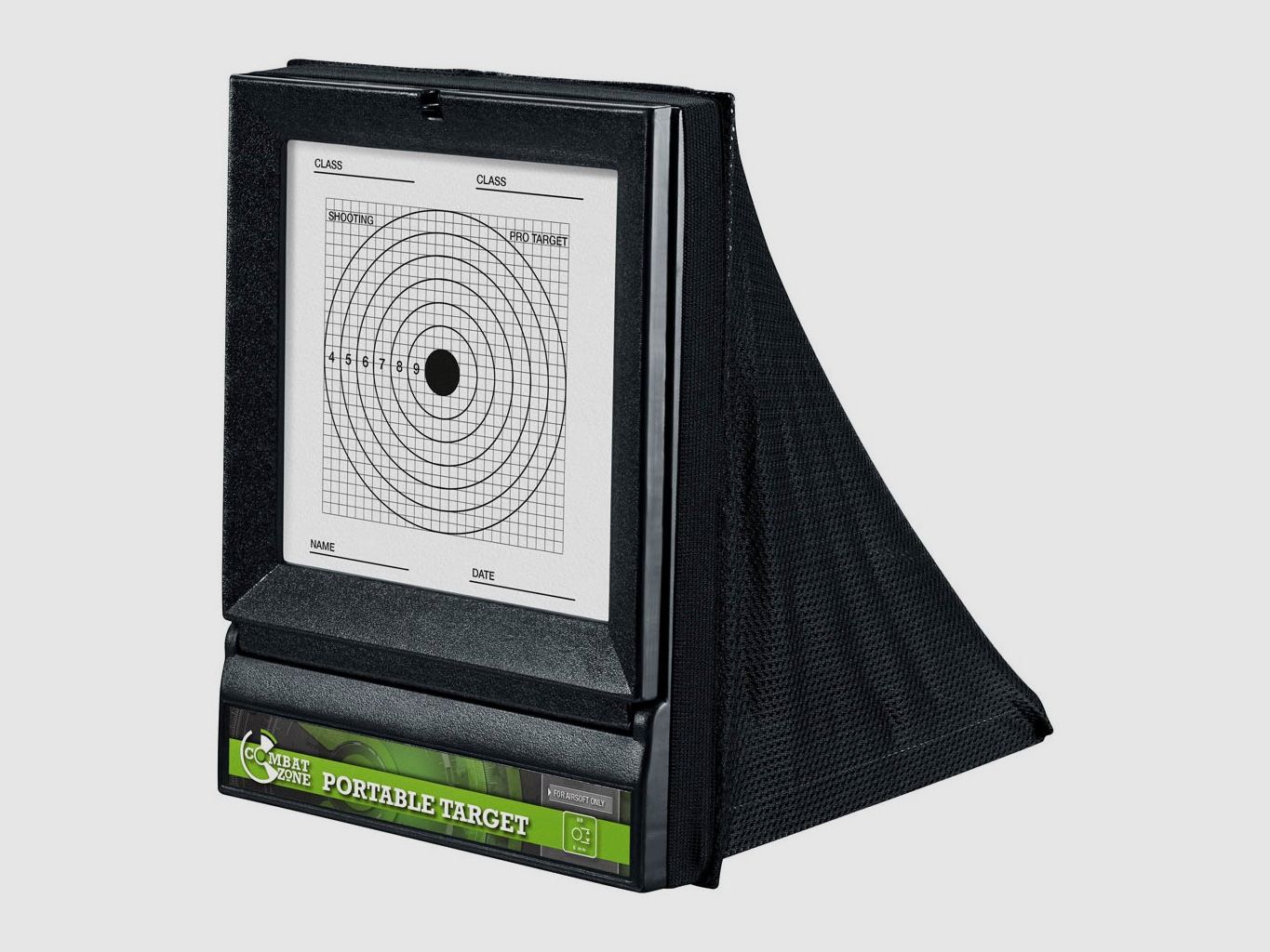 Combat Zone Zielscheibe mit Kugelfang für Airsoft-Waffen