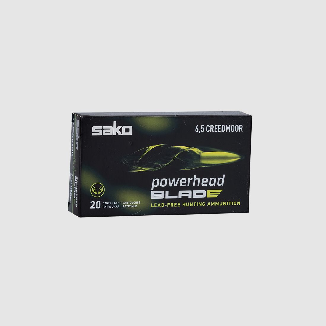 Sako 6,5Creedmoor Powerhead Blade 7,8g/120gr Büchsenpatronen Bleifrei
