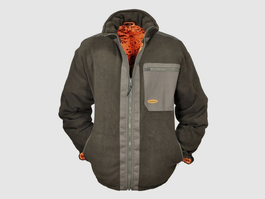 Hubertus Fleece Wendejacke DRÜCKJAGD