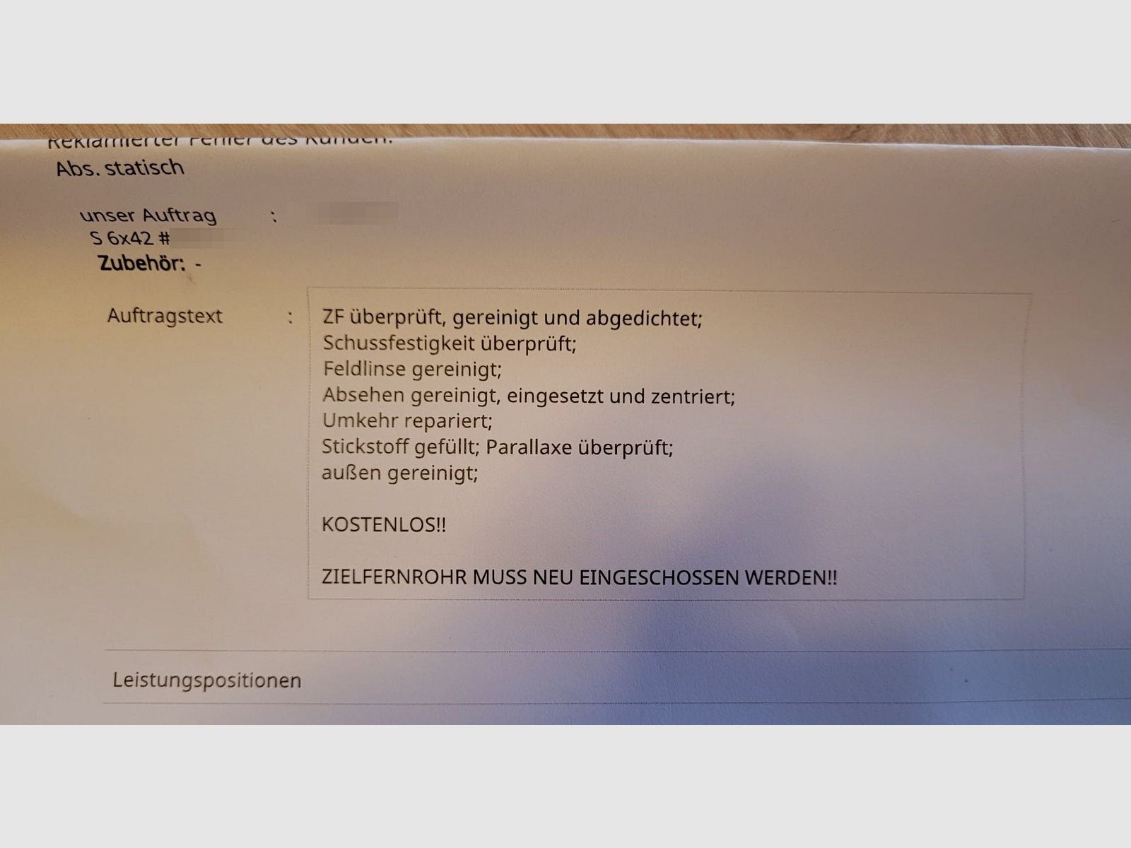 Kahles Helia S 6x42 *Abs. 4 *frisch Revidiert mit Nachweis* Gut&Gebraucht