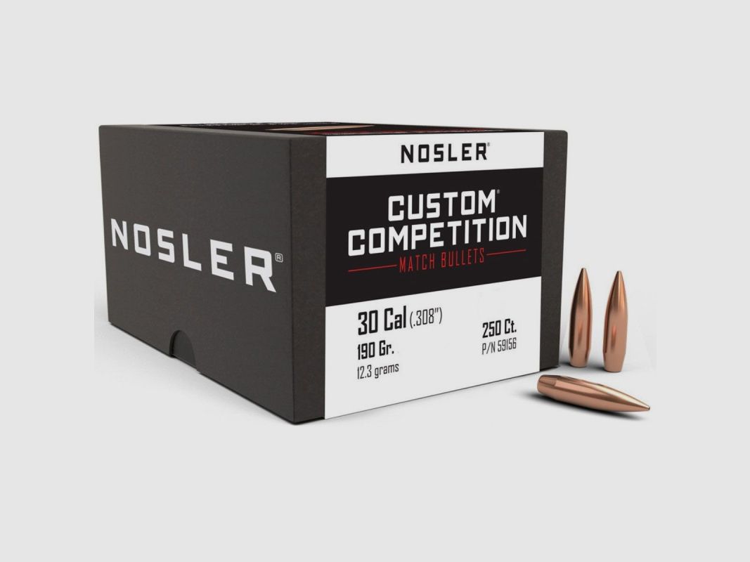 NOSLER Geschosse Kal.30 190 gr HPBT