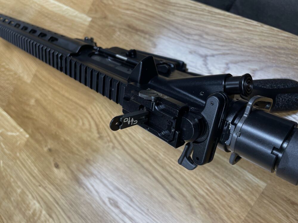 Heckler & Koch MR223 A3 Slim-Line 16,5" cañón - rifle semiautomático .223Rem guardamanos largo - color negro - aprobado deportivamente! - versión civil H&K 416