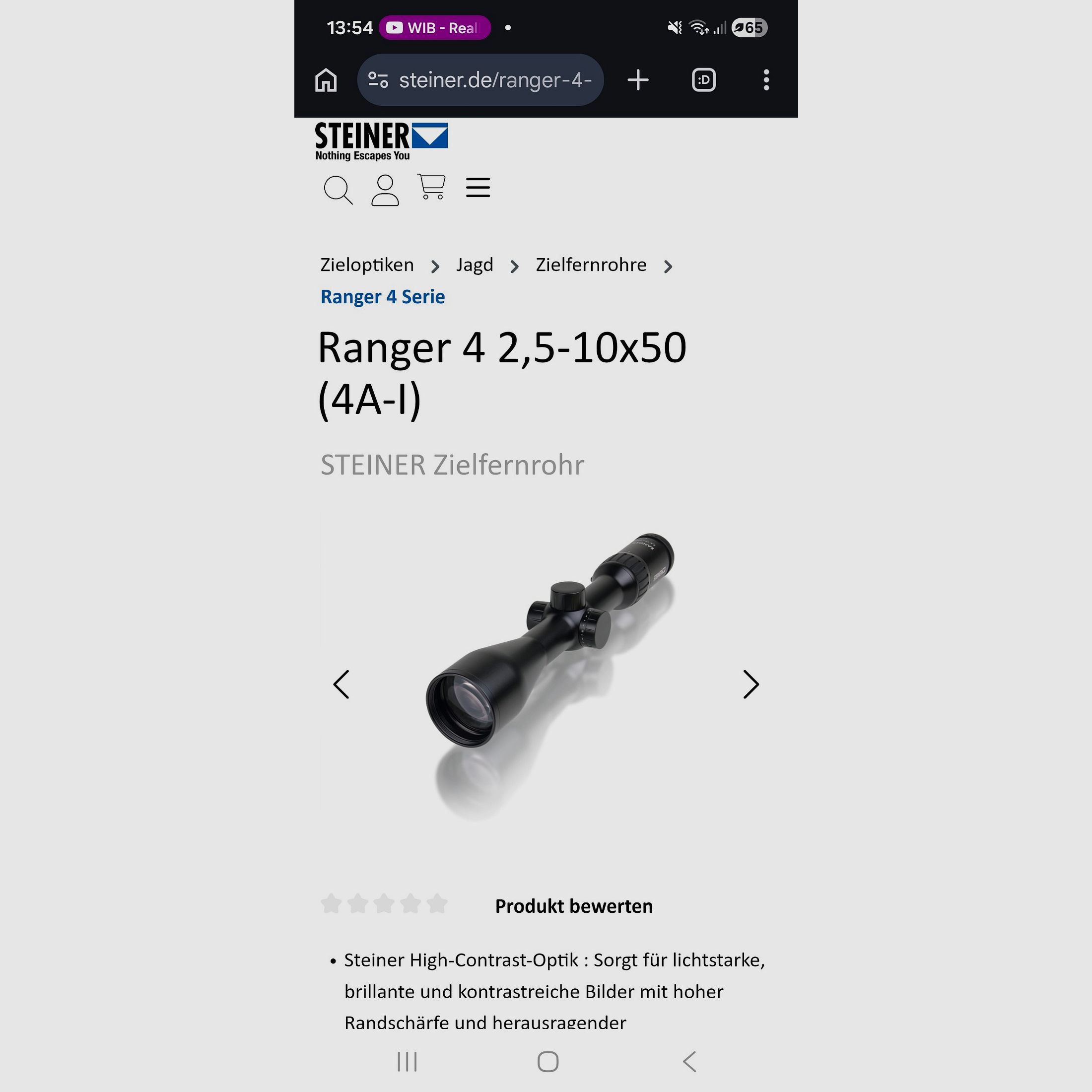 Steiner Ranger 4 2,5-10x50 