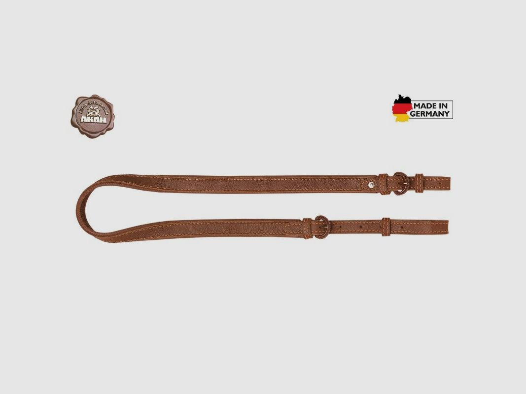 AKAH Gewehrriemen Elchleder 25mm breit