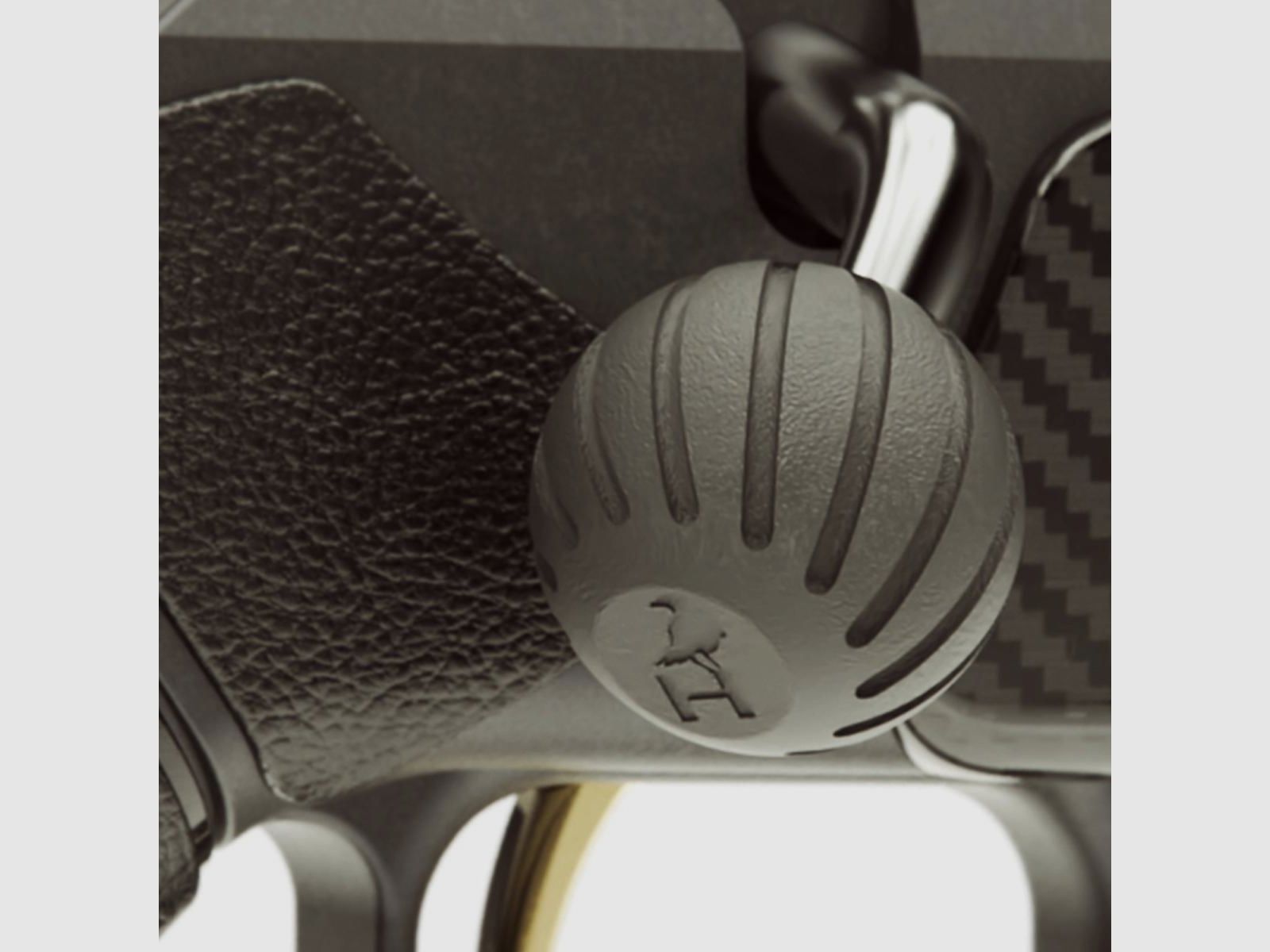 HUNTTECH kamergripbal van rubber, zwart