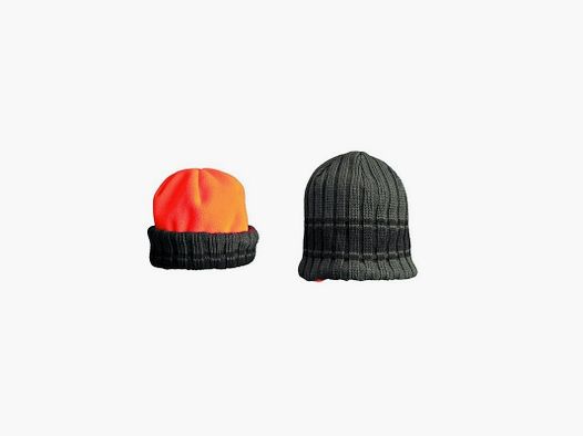BROWNING GORRO POLAR REVERSIBLE VERDE/NARANJA FLUO